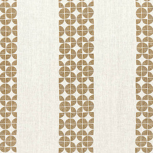 Anna French Fabric Fairmont Stripe Embroidery Bronze AW23127