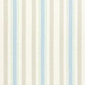 Anna French Fabric Dearden Stripe Beige and Blue AW23151