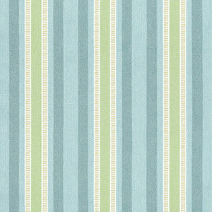 Anna French Fabric Dearden Stripe Turquoise and Green AW23152