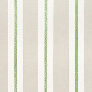 Anna French Fabric Alden Stripe Embroidery Kelly AW24530