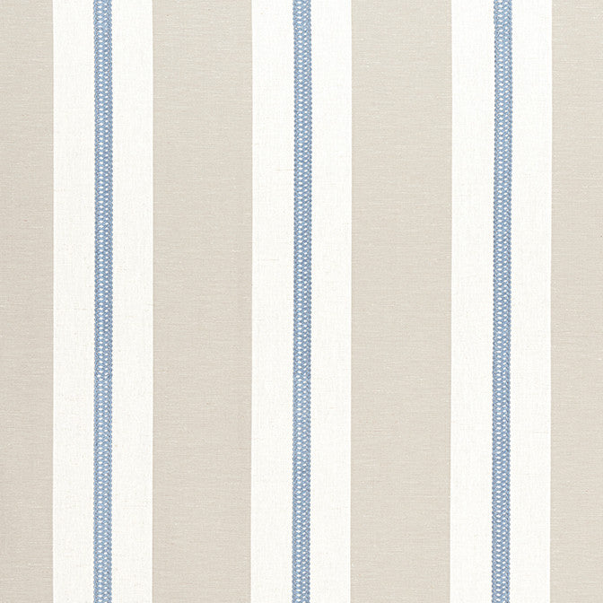 Alden Stripe Embroidery Sky AW24531 by Anna French Fabric Anna French Fabric Alden Stripe Embroidery Sky AW24531Fabric Devon Fabric Book 50% Cotton, 40% Linen, 10% Viscose INDIA </p><p>Repeat: V: 0 54 - Fabric Carolina -