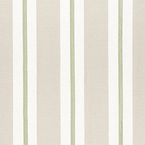 Anna French Fabric Alden Stripe Embroidery Sage AW24532