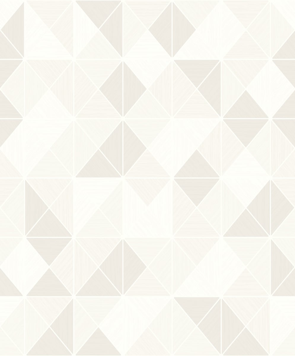 Metallic Geo Pearl Glitter and Cream AW70610 by Seabrook Designs Designer Wallpaper