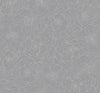 Seabrook Designs Wallpaper Graphic Floral Metallic Silver AW71010