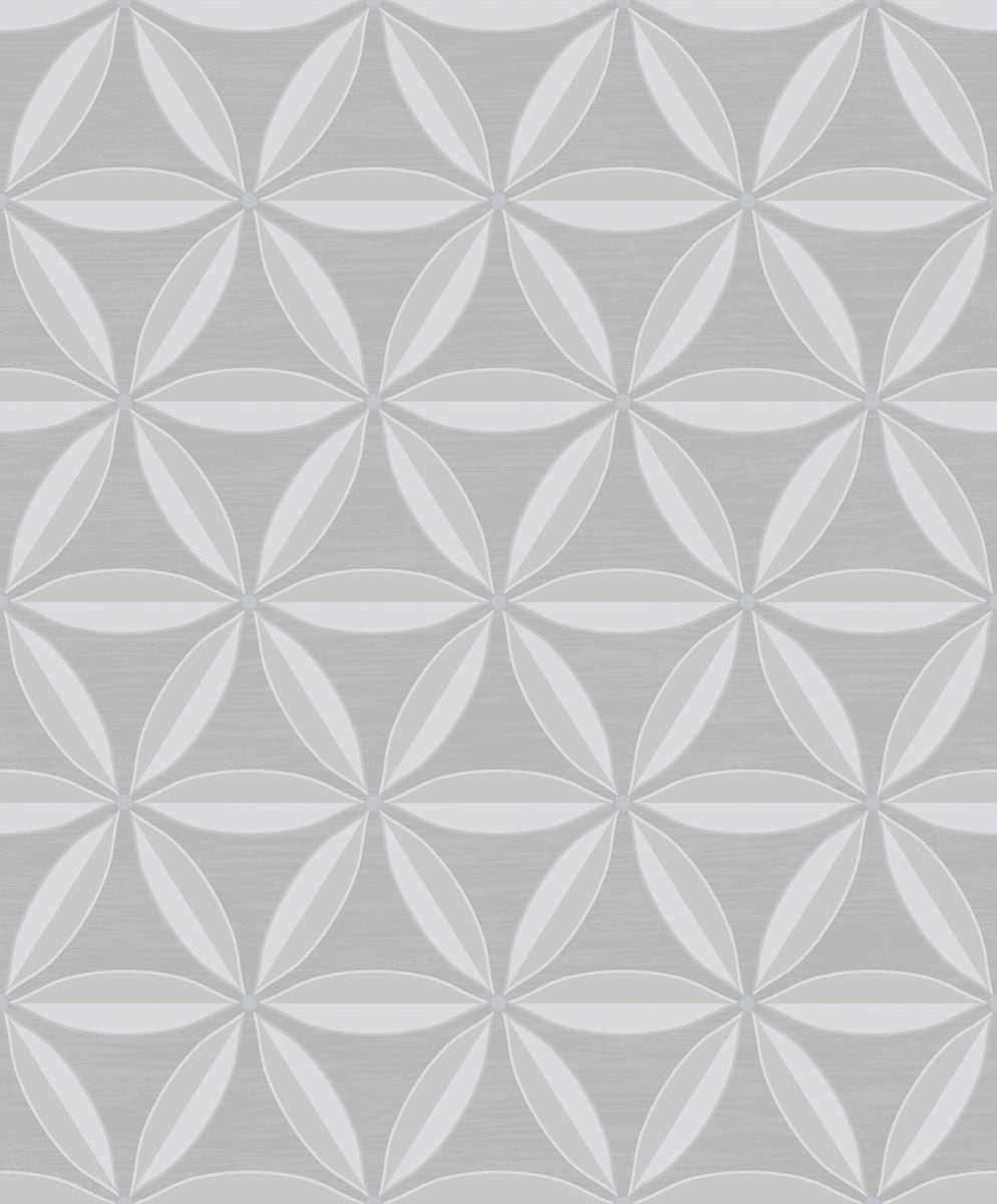 Lens Geometric Gray and Taupe AW71700 by Seabrook Designs Designer Wallpaper