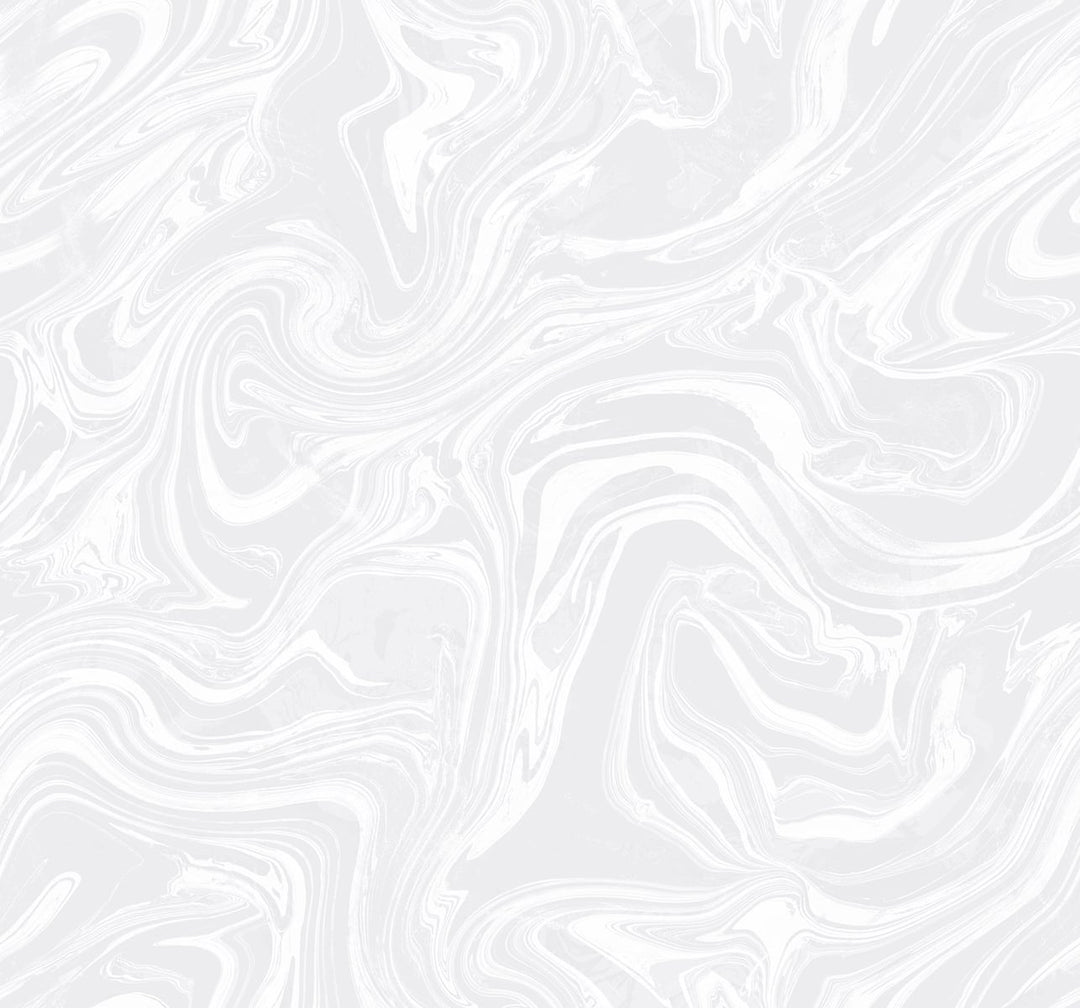 Oil and Water Metallic Pearl and Off-White AW72000 by Seabrook Designs Designer Wallpaper