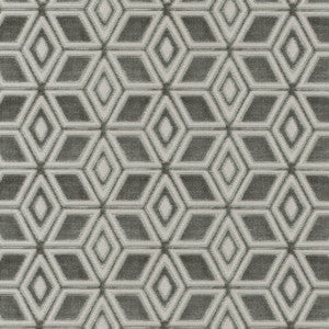 Anna French Fabric Jardin Maze Velvet Bark AW72988