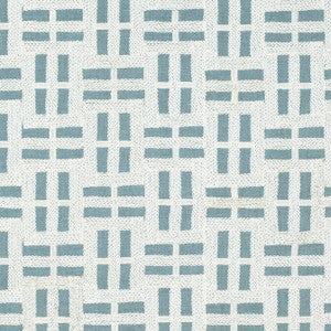 Anna French Fabric Lock Embroidery Aqua AW73003