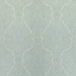 Anna French Fabric Sterling Paisley Aqua AW73024