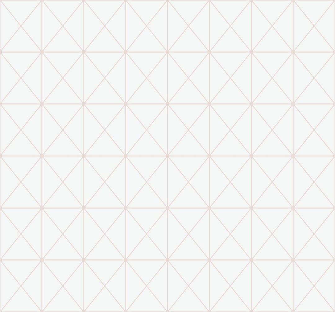 Triangle Geo Blush Glitter and Off-White AW73801 by Seabrook Designs Designer Wallpaper