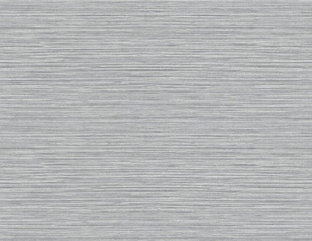 Vinyl Grasscloth Cove Gray AW74512 by Seabrook Designs Designer Wallpaper