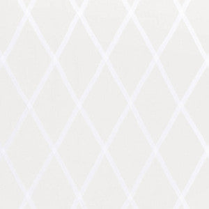 Anna French Fabric Tarascon Trellis Applique White on White AW78711