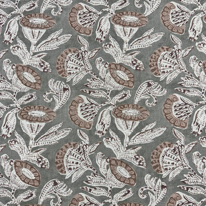 Azora Natural by Magnolia Designer Fabric - 50 Cotton, 35 Viscose, 15 Linen India 80000 Horizontal: 13.75 and Vertical: 14.3 54 - Swanky Fabrics -