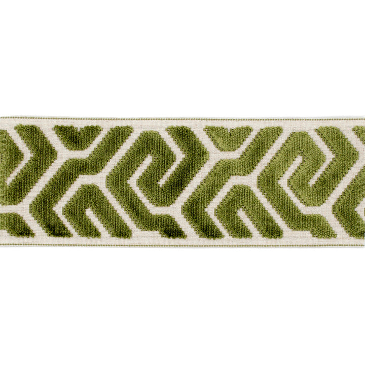 Agos Lime by Europatex Designer Fabric Agos 100% Polyester 3.50 inches - Swanky Fabrics -