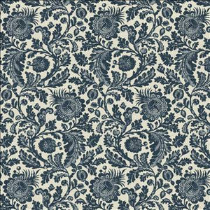 Kasmir Fabric All A Flutter Indigo