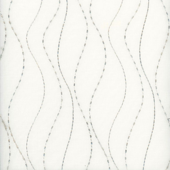 Amherst Silver by Heritage Designer Fabric - 100% Polyester USA or Imported Horizontal: 4.25" and Vertical: 53.25" - Swanky Fabrics -