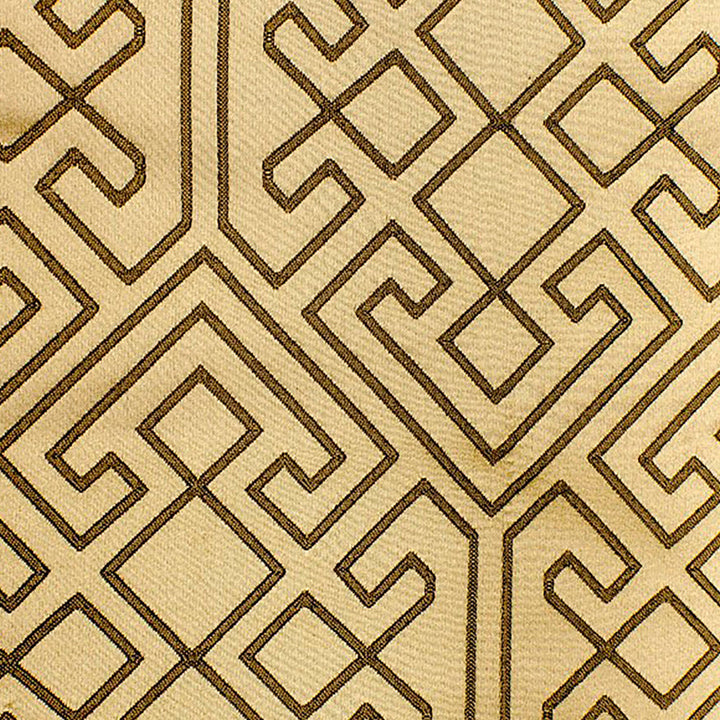Ariel A Mocha by Europatex Designer Fabric Ariel 100% Polyester 04.93" H, 07.97" V 55.00 inches - Swanky Fabrics -