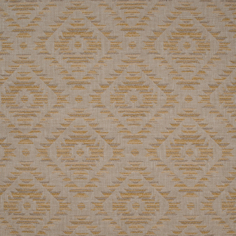 Aztec Geneva Honey by Europatex Designer Fabric Aztec 100% Polyester 6.85"Â H, 6.75" V 54.00 inches - Swanky Fabrics -