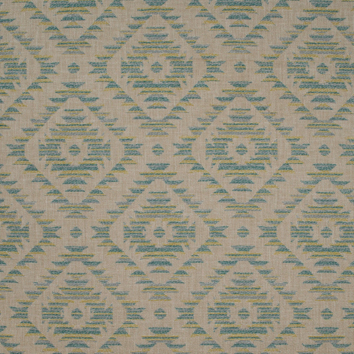 Aztec Geneva Juniper by Europatex Designer Fabric Aztec 100% Polyester 6.85" H, 6.75" V 54.00 inches - Swanky Fabrics -