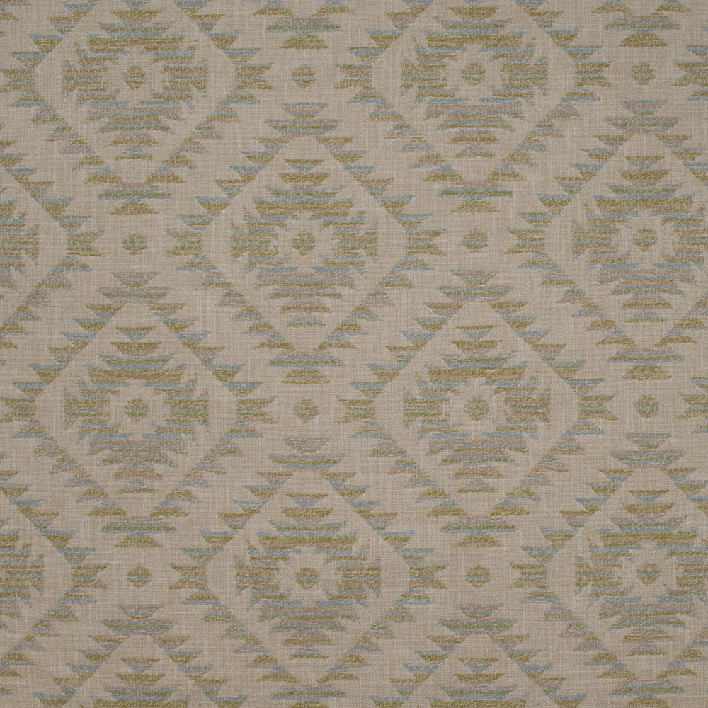 Aztec Geneva Sage by Europatex Designer Fabric Aztec 100% Polyester 6.85"Â H, 6.75" V 54.00 inches - Swanky Fabrics -