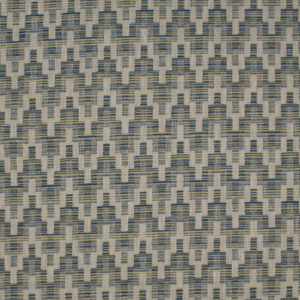 Aztec Native Mint by Europatex Designer Fabric Aztec 67% Polyester, 33% Cotton 1.70" H, 2.35" V 54.00 inches - Swanky Fabrics -