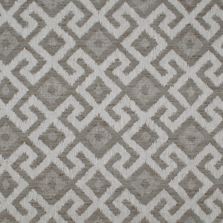 Aztec Neve Gray by Europatex Designer Fabric Aztec 86% Poyester, 14% Cotton 6.85" H, 6.85" V 54.00 inches - Swanky Fabrics -