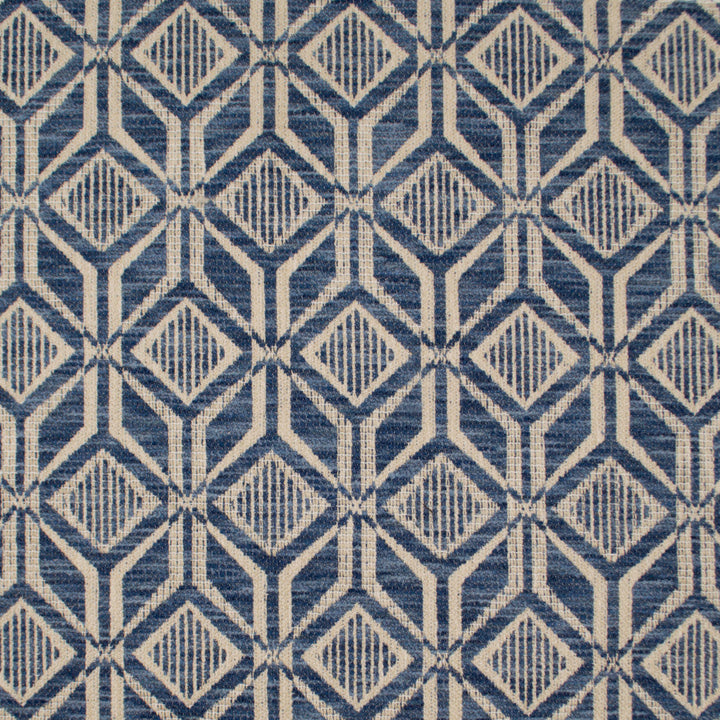 Aztec Norse Royal by Europatex Designer Fabric Aztec 81% Polyester, 19% Cotton 3.40" H, 6.40" V 54.00 inches - Swanky Fabrics -