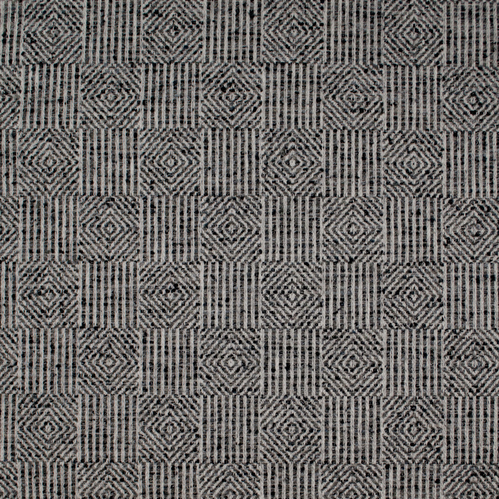 Aztec Osiris Charcoal by Europatex Designer Fabric Aztec 72% Polyester, 28% Cotton 3.40" H, 3.75" V 54.00 inches - Swanky Fabrics -