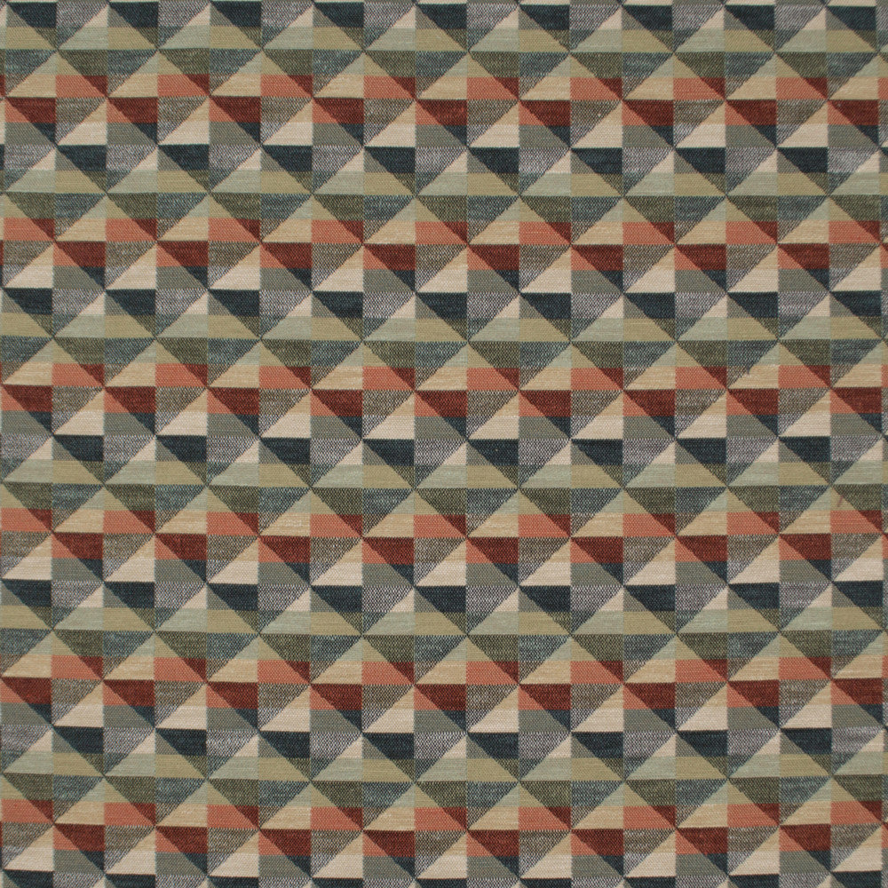 Aztec Rubric Apricot by Europatex Designer Fabric Aztec 67% Polyester, 33% Cotton 1.70" H, 5.00" H 54.00 inches - Swanky Fabrics -