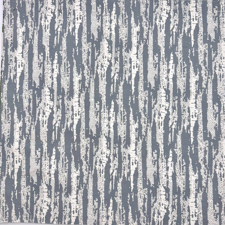 Emb By Lomasi C Glacier by Europatex Designer Fabric Embroideries by Lomasi 70% Polyester, 15% Cotton, 15% Linen 9.71" H, 8.15" V 54.00 inches - Swanky Fabrics -