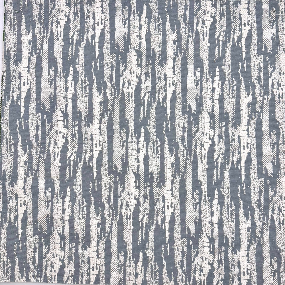 Emb By Lomasi C Glacier by Europatex Designer Fabric Embroideries by Lomasi 70% Polyester, 15% Cotton, 15% Linen 9.71" H, 8.15" V 54.00 inches - Swanky Fabrics -