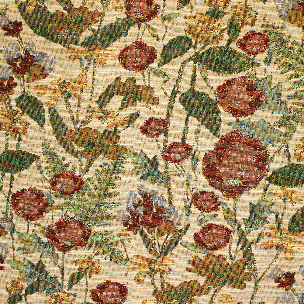 B2871 Poppy by Greenhouse Designer Fabric 65% Polyester, 35% Cotton China 11,000 </p><p>Repeat: 14" H, 27" V 56" - Swanky Fabrics -