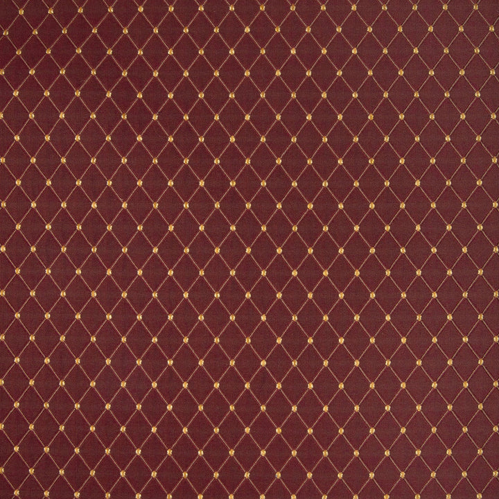 B4109 Crimson by Greenhouse Designer Fabric 100% Polyester China 30,000 double rubs </p><p>Repeat: .75" H, 1.25" V 54" - Swanky Fabrics -