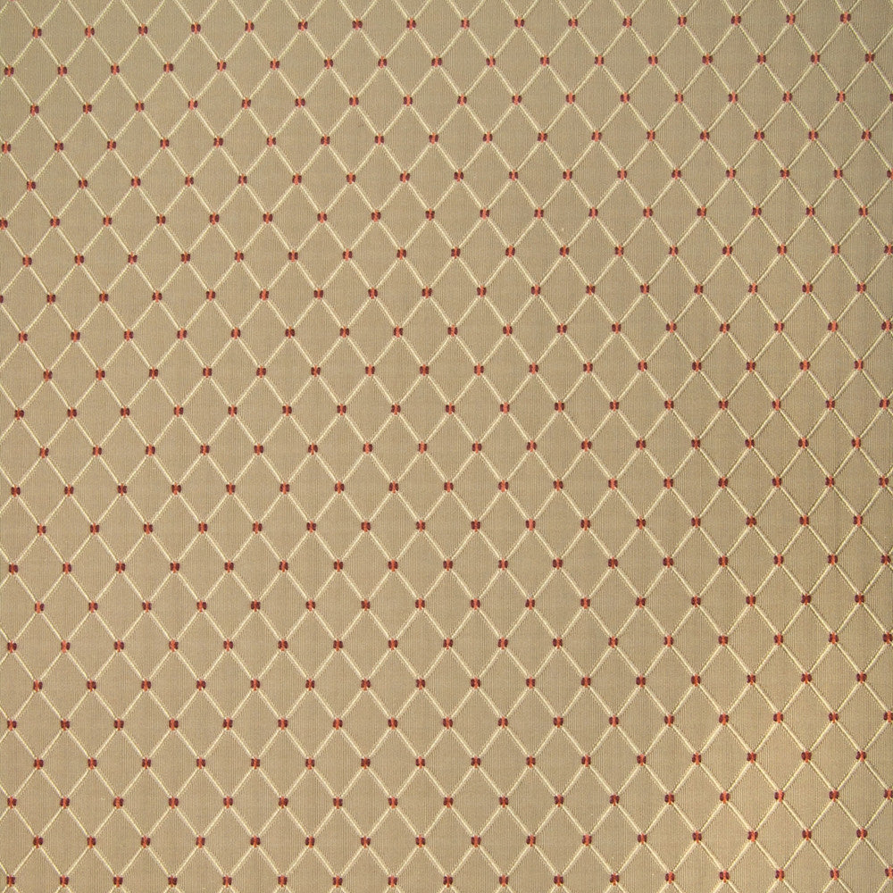 B4111 Garnet by Greenhouse Designer Fabric E72: Traditional Tones 100% Polyester China 30,000 double rubs </p><p>Repeat: .75" H, 1.25" V 54" - Swanky Fabrics -