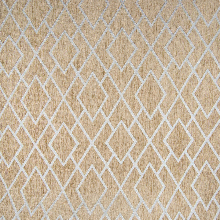 B7453 Sand by Greenhouse Designer Fabric 100% Polyester China 15,000 double rubs </p><p>Repeat: 7.3" H, 4.9" V 57" - Swanky Fabrics -