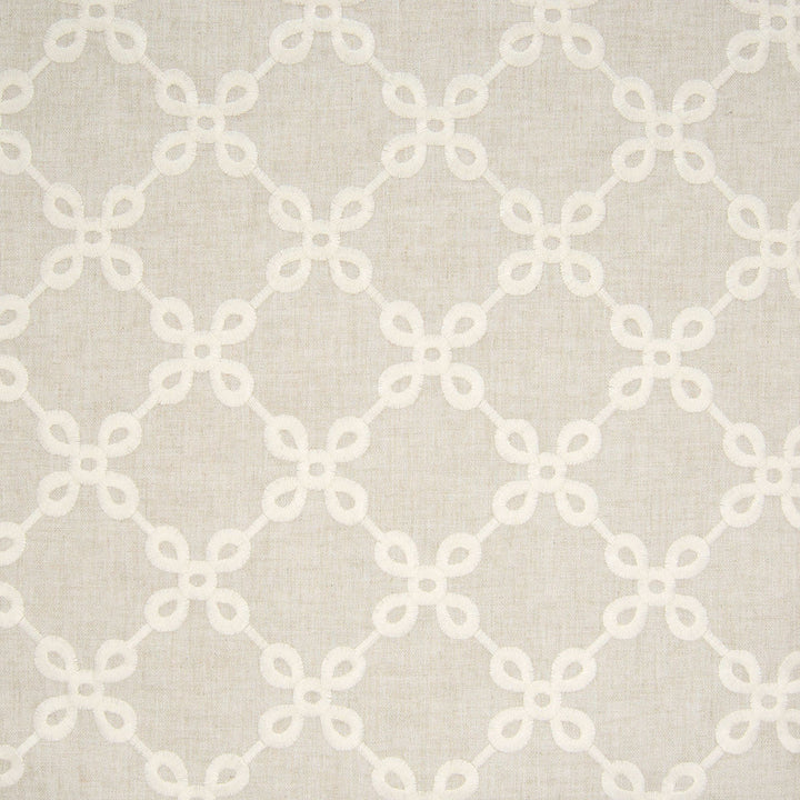 B8024 Sand by Greenhouse Designer Fabric 70% Polyester, 30% Linen With 100% Rayon Embroidery India 6,000 double rubs </p><p>Repeat: 4.625" H, 4.5" V 51.5" - Swanky Fabrics -