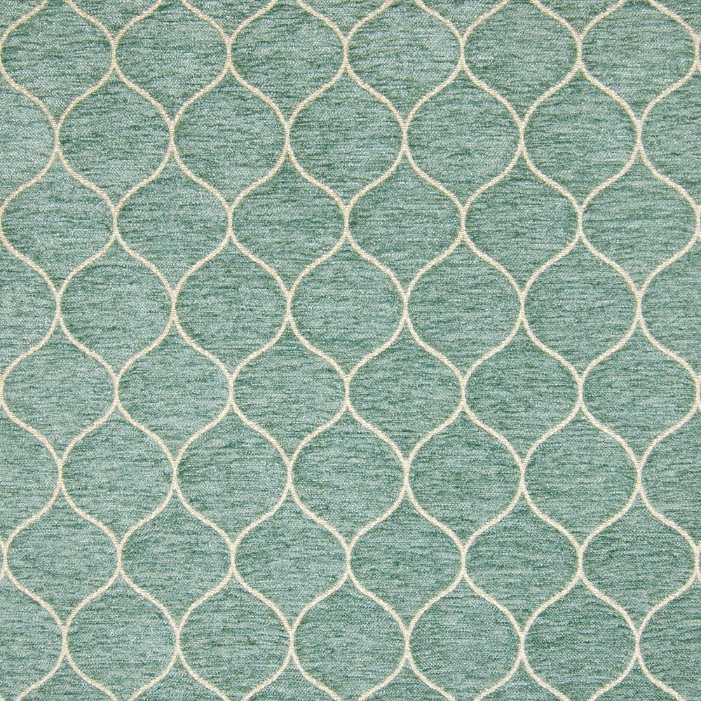 B9770 Mist by Greenhouse Designer Fabric F13: upholstery by COLOR 85% Polyester, 15% Cotton China 50,000 double rubs </p><p>Repeat: 2" H, 3" V 55" - Swanky Fabrics -