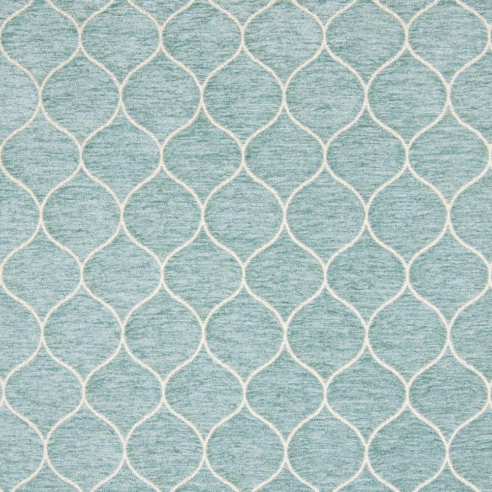 B9770 Mist by Greenhouse Designer Fabric 85% Polyester, 15% Cotton China 50,000 double rubs </p><p>Repeat: 2" H, 3" V 55" - Swanky Fabrics -