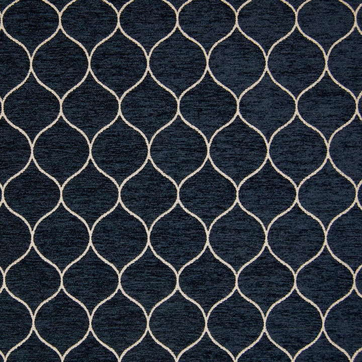 B9826 Midnight Blue by Greenhouse Designer Fabric 85% Polyester, 15% Cotton China 50,000 </p><p>Repeat: 2" H, 3" V 55" - Swanky Fabrics -