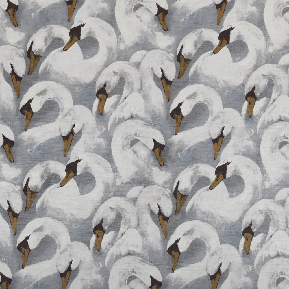 Babcock 4 Granite by Marcus William Designer Fabric KAI/MARCUS WILLIAM FENELLA 60%COT 40%POL UK WYZENBEEK 55 000 DOUBLE WEAR TEST (HEAVY DUTY) Horizontal: 26.750 and Vertical: 24.500 54 in - Swanky Fabrics -