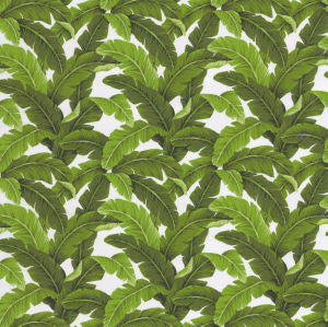 Baja White by Norbar Designer Fabric SUNTASTIC 100% SPUN POLYESTER TAIWAN 12 1/2"V 9"H 54 - Swanky Fabrics -