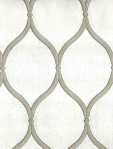 Bambi Ivory Flax by Norbar Designer Fabric GALLERY 55% COTTON 40% POLYESTER 7 3/4"V 4"H 54" - Swanky Fabrics -