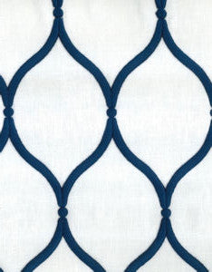 Norbar Fabric Bambi White Navy