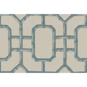 Kravet Fabric Bambu Fret Ciel