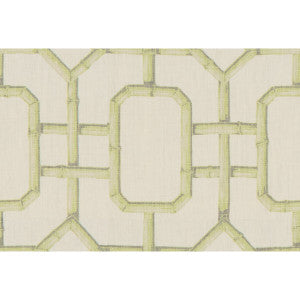 Kravet Fabric Bambu Fret Celery