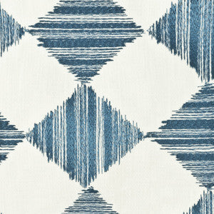Aoc Fabric Banff 3 Blue/White