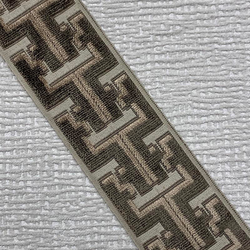 Banks Tape Flax by Magnolia Designer Trim - 31Poly/58Ray/11Lin China Horizontal: and Vertical: 3.5 - Swanky Fabrics -