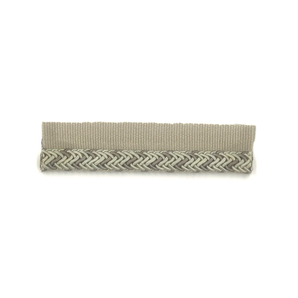 Banport 4 Grey by Stout Designer Trim METROPOLITAN TRIM 70%SVI 30%POL CHINA Horizontal: 0 and Vertical: 0 0.38 in - Swanky Fabrics -