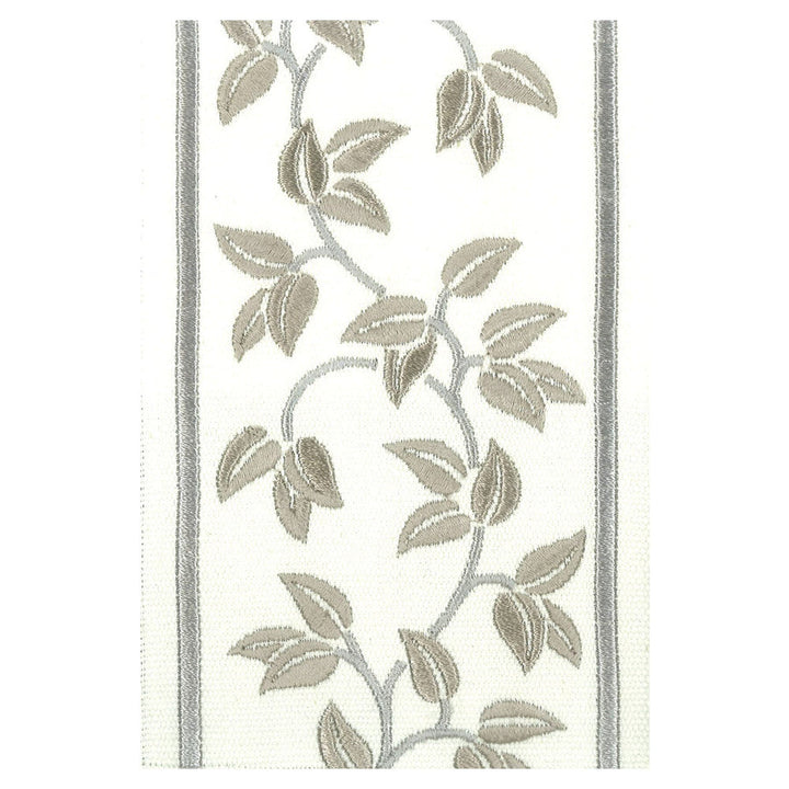 Banquet 2 Dove by Stout Designer Trim ILLUMINATION TRIM 100%COT 100%SVT INDIA Horizontal: 7.5 and Vertical: 0 4 in - Swanky Fabrics -