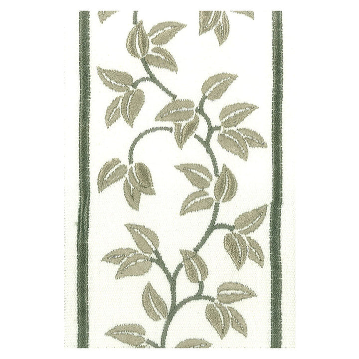 Banquet 3 Fern by Stout Designer Trim ILLUMINATION TRIM 100%COT 100%SVT INDIA Horizontal: 7.5 and Vertical: 0 4 in - Swanky Fabrics -